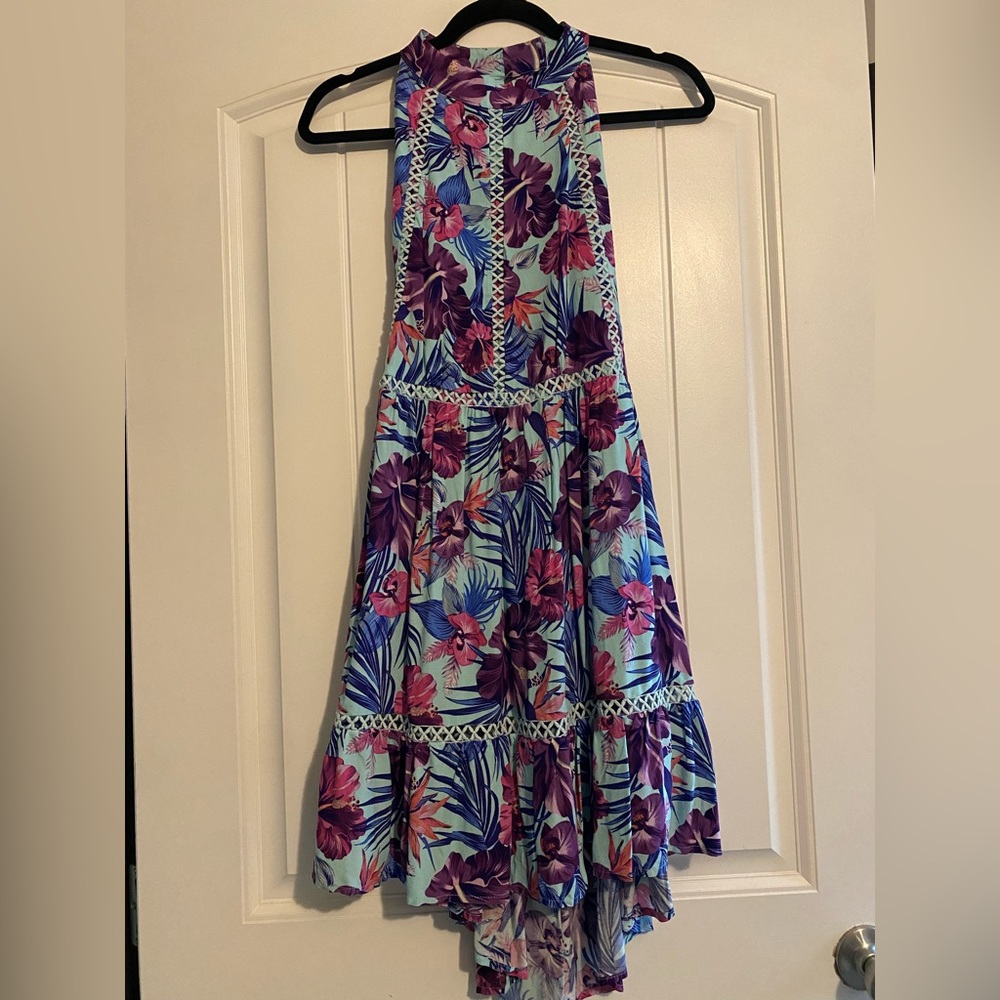 High neck dress